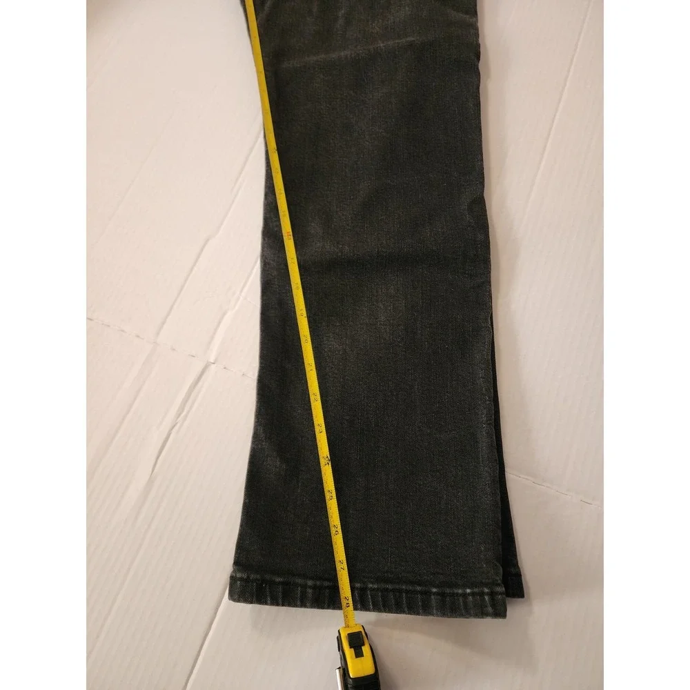 Levi Strauss 514 Mens 36x30 Black Wash Straight Fit Jeans Denim Pants Everyday
